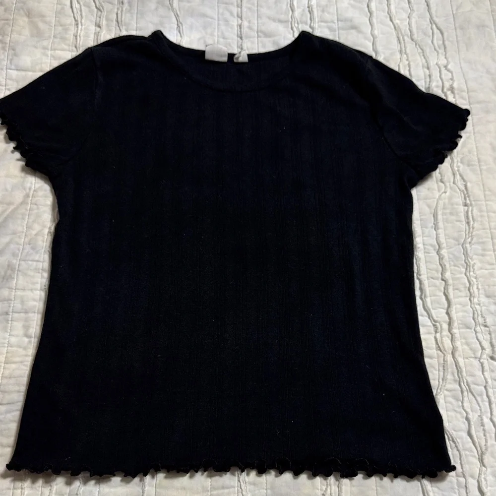 GAP Black Short Sleeve Tee for Kids